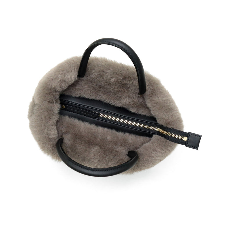 【正規品】 ヴィオラドーロ トートバッグ レディース ふわふわ バッグ VIOLAd'ORO ブランド 大人 女性 おしゃれ 2WAY ショルダー ハンドル 軽量 小さめ A5 ELMO レッキスラビット調エコファー 2WAYトート V-8763