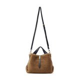 【正規品】 ヴィオラドーロ トートバッグ レディース ふわふわ もこもこ バッグ VIOLAd'ORO ブランド 大人 女性 おしゃれ 2WAY ショルダー ハンドル 軽量 軽い 小さめ B5 ELMO エコムートン 2WAYトート V-8773