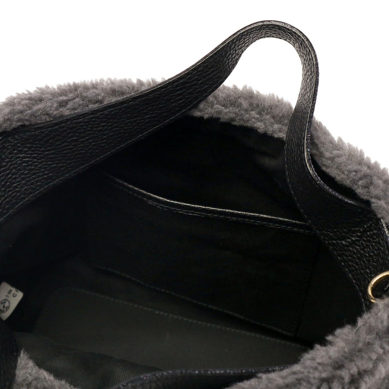 【正規品】 ヴィオラドーロ トートバッグ レディース ふわふわ もこもこ バッグ VIOLAd'ORO ブランド 大人 女性 おしゃれ 2WAY ショルダー ハンドル 軽量 軽い 小さめ B5 ELMO エコムートン 2WAYトート V-8773