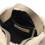 【正規品】 ヴィオラドーロ トートバッグ レディース ふわふわ もこもこ バッグ VIOLAd'ORO ブランド 大人 女性 おしゃれ 2WAY ショルダー ハンドル 軽量 軽い 小さめ B5 ELMO エコムートン 2WAYトート V-8773