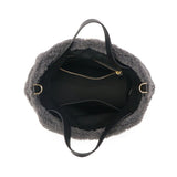 【正規品】 ヴィオラドーロ トートバッグ レディース ふわふわ もこもこ バッグ VIOLAd'ORO ブランド 大人 女性 おしゃれ 2WAY ショルダー ハンドル 軽量 軽い 小さめ B5 ELMO エコムートン 2WAYトート V-8773