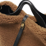 【正規品】 ヴィオラドーロ トートバッグ レディース ふわふわ もこもこ バッグ VIOLAd'ORO ブランド 大人 女性 おしゃれ 2WAY ショルダー ハンドル 軽量 軽い 小さめ B5 ELMO エコムートン 2WAYトート V-8773