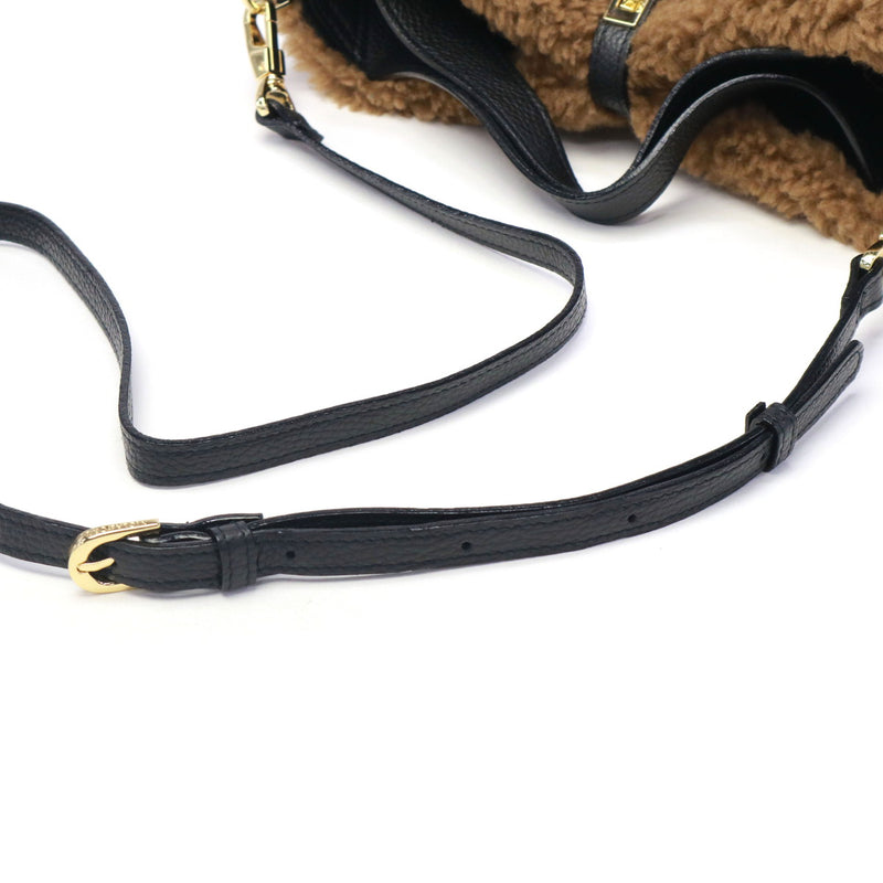 【正規品】 ヴィオラドーロ トートバッグ レディース ふわふわ もこもこ バッグ VIOLAd'ORO ブランド 大人 女性 おしゃれ 2WAY ショルダー ハンドル 軽量 軽い 小さめ B5 ELMO エコムートン 2WAYトート V-8773