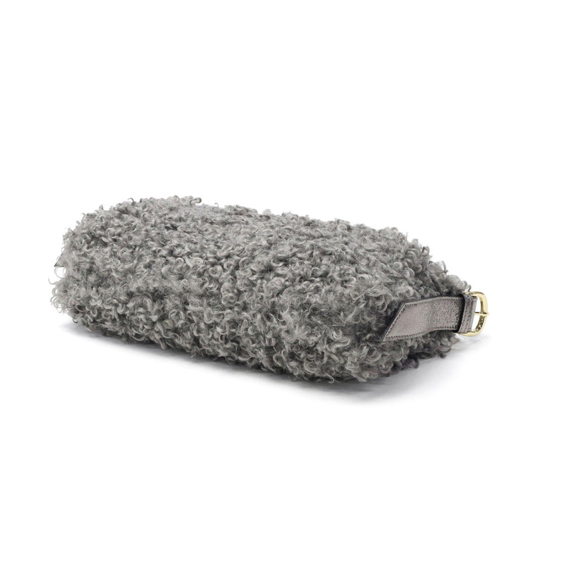 【正規品】 ヴィオラドーロ ショルダーバッグ レディース VIOLAd'ORO ファー ムートン バッグ 斜めがけ 大人 上品 小さめ 軽量 ファーショルダーバッグ 秋 冬 ELMO カルガンムートンエコファー ワンショルダーバッグ V-8937