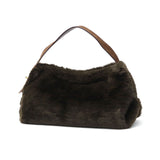 【正規品】 ヴィオラドーロ トートバッグ レディース 小さめ VIOLAd'ORO ファー バッグ 軽量 肩掛け ファートートバッグ トート 秋 冬 横型 スエード ELMO レッキスラビットエコファーワンショルダーバッグ V-8964