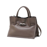 【正規品】 ヴィオラドーロ トートバッグ レディース 小さめ VIOLAd'ORO バッグ トート A5 Mサイズ ブランド かわいい 2WAY ショルダー 本革 牛革 コンパクト スタッズ おしゃれ ハンドバッグ 女性 MIRO V-8993