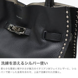 【正規品】 ヴィオラドーロ トートバッグ レディース 小さめ VIOLAd'ORO バッグ トート A5 Mサイズ ブランド かわいい 2WAY ショルダー 本革 牛革 コンパクト スタッズ おしゃれ ハンドバッグ 女性 MIRO V-8993