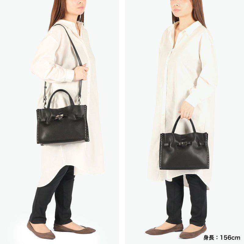 【正規品】 ヴィオラドーロ トートバッグ レディース 小さめ VIOLAd'ORO バッグ トート A5 Mサイズ ブランド かわいい 2WAY ショルダー 本革 牛革 コンパクト スタッズ おしゃれ ハンドバッグ 女性 MIRO V-8993