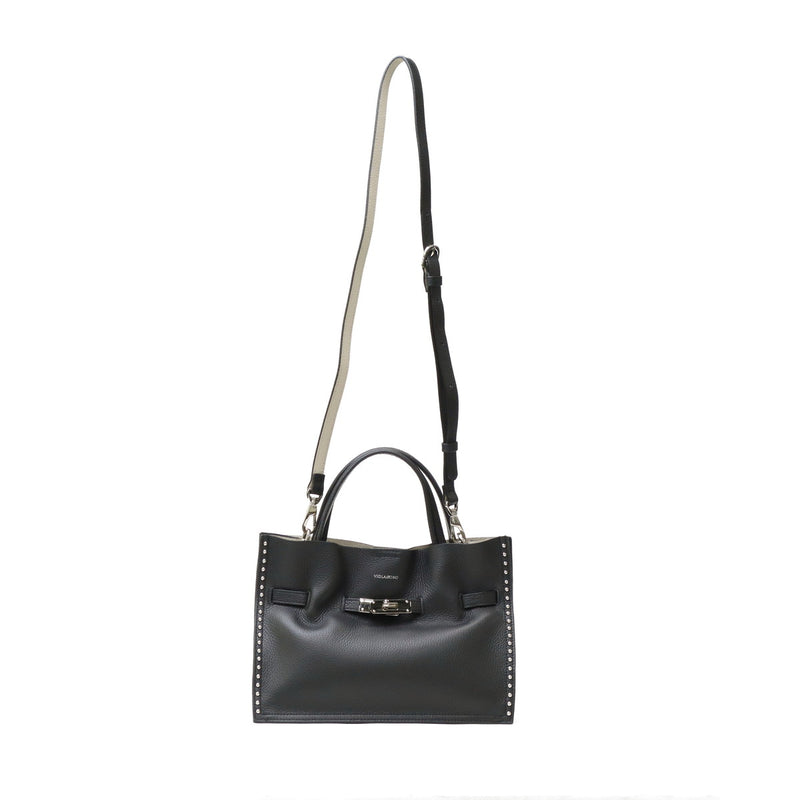 【正規品】 ヴィオラドーロ トートバッグ レディース 小さめ VIOLAd'ORO バッグ トート A5 Mサイズ ブランド かわいい 2WAY ショルダー 本革 牛革 コンパクト スタッズ おしゃれ ハンドバッグ 女性 MIRO V-8993