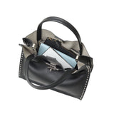 【正規品】 ヴィオラドーロ トートバッグ レディース 小さめ VIOLAd'ORO バッグ トート A5 Mサイズ ブランド かわいい 2WAY ショルダー 本革 牛革 コンパクト スタッズ おしゃれ ハンドバッグ 女性 MIRO V-8993