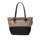 【正規品】 ヴィオラドーロ トートバッグ レディース VIOLAd'ORO Mサイズ 軽い 軽量 ブランド かわいい 通勤 レザーコンビ ナイロン 日本製 B5 BIANCA ノットハンドル バイカラーナイロントート M V-2250