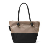 【正規品】 ヴィオラドーロ トートバッグ レディース VIOLAd'ORO Mサイズ 軽い 軽量 ブランド かわいい 通勤 レザーコンビ ナイロン 日本製 B5 BIANCA ノットハンドル バイカラーナイロントート M V-2250