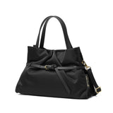 【正規品】 ヴィオラドーロ トートバッグ レディース VIOLAd'ORO 斜め掛け 軽い 軽量 ブランド かわいい 小さめ レザーコンビ ショルダー 日本製 2WAY A5 BIANCA ナイロンドロストトートバッグ M V-2293