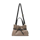 【正規品】 ヴィオラドーロ トートバッグ レディース VIOLAd'ORO 斜め掛け 軽い 軽量 ブランド かわいい 小さめ レザーコンビ ショルダー 日本製 2WAY A5 BIANCA ナイロンドロストトートバッグ M V-2293