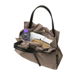 【正規品】 ヴィオラドーロ トートバッグ レディース VIOLAd'ORO 斜め掛け 軽い 軽量 ブランド かわいい 小さめ レザーコンビ ショルダー 日本製 2WAY A5 BIANCA ナイロンドロストトートバッグ M V-2293