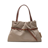 【正規品】 ヴィオラドーロ トートバッグ レディース VIOLAd'ORO 軽い 軽量 ブランド かわいい 小さめ レザーコンビ 日本製 通勤 おしゃれ 女性 A4 BIANCA ナイロンドロストトートバッグ L V-2294