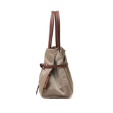 【正規品】 ヴィオラドーロ トートバッグ レディース VIOLAd'ORO 軽い 軽量 ブランド かわいい 小さめ レザーコンビ 日本製 通勤 おしゃれ 女性 A4 BIANCA ナイロンドロストトートバッグ L V-2294