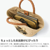 【正規品】 ヴィオラドーロ かごバッグ レディース トート ブランド 大人 VIOLAd'ORO バッグ 夏 小さめ 自立 カゴバッグ かわいい 刺繍 ビーズ 手提げ 女性 MIRO 刺繍ワッペン入りアバカ製 トートバッグ V-9010