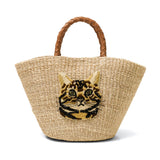 【正規品】 ヴィオラドーロ かごバッグ レディース トート ブランド 大人 VIOLAd'ORO バッグ 夏 小さめ 自立 カゴバッグ かわいい 刺繍 ビーズ 手提げ 女性 MIRO 刺繍ワッペン入りアバカ製 トートバッグ V-9010