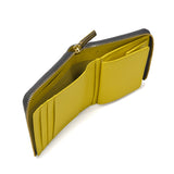 【正規品】 ヴィオラドーロ 二つ折り財布 財布 レディース コンパクト 二つ折り VIOLAd'ORO ブランド シンプル 本革 バイカラー 二つ折 大人 かわいい 薄い L字ファスナー BOX型小銭入れ PORTA V-5063