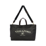 【正規品】 ヴィオラドーロ トートバッグ レディース VIOLAd'ORO ブランド 手持ち 肩かけ 斜めがけ おしゃれ 自立 帆布 大容量 ロゴ ショルダー 2WAY B4 BIANCA ストーンウォッシュキャンバストートバッグ V-2316