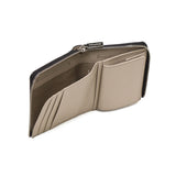 【正規品】 ヴィオラドーロ 二つ折り財布 レディース 本革 ファスナー ブランド VIOLAd’ORO BOX型小銭入れ L字ファスナー スタッズ コンパクト おしゃれ 札 小銭 カード 大人 上質 レザー 高級感 PORTA V-5080