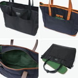 【正規品2年保証】 ワンダーバゲージ トートバッグ メンズ レディース ファスナー付き A4 大きめ WONDER BAGGAGE バッグ ブランド ナイロン 日本製 本革 ビジネス 通勤 通学 14.5L GOODMANS デイリー WB-G-039