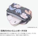 Wpc. Patterns ショルダーバッグ レディース 斜めがけバッグ ブランド ダブリュピーシー パターンズ 斜めがけ 大人 軽量 小さめ おしゃれ A5 縦型 ポーチ付 撥水 耐水 ミニショルダー Felice 縦ショルダー 31088