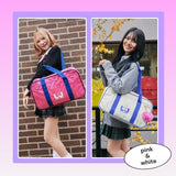 [Regular dealer] World Pegasus School Bag High School Girl Ladies WORLD PEGASUS Sukuba Subba Color Bag Karaba School Bag Bag Pink Eappue Cute Student School Junior High School Fashionable A4 WP001