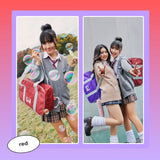 [Regular dealer] World Pegasus School Bag High School Girl Ladies WORLD PEGASUS Sukuba Subba Color Bag Karaba School Bag Bag Pink Eappue Cute Student School Junior High School Fashionable A4 WP001