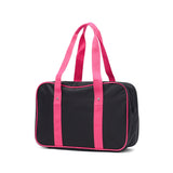 【正規取扱店】 ワールドペガサス スクールバッグ ナイロン 高校生 中学生 女子 ワッペ サブバッグ WORLD PEGASUS スクバ バッグ カラー カラバ 女子高生 高校 中学 軽量 軽い 通学 A4 19L ボストンバッグ WP002