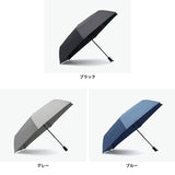 ウォーターフロント 折りたたみ傘 メンズ レディース 晴雨兼用 Waterfront 雨傘 日傘 UVカット 紫外線対策 大きめ 無地 シンプル 撥水 クイックシャット 自動開閉 折 60cm U360-1302