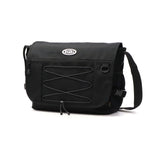 Beg bahu X-Girl Beg Crossbody Wanita Besar A4 X-Girl Messenger Bag Crossbody Rightweight Horizontal Stylish Cute Casual 14L Logo Oval Bungee Bunge Bag 105251053007