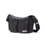 X-girl肩带女士越野袋大品牌X-girl crossbody的成人轻巧的酷徽标时尚A4双口袋Messenger Bag 105251053003