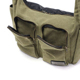 X-girl肩带女士越野袋大品牌X-girl crossbody的成人轻巧的酷徽标时尚A4双口袋Messenger Bag 105251053003
