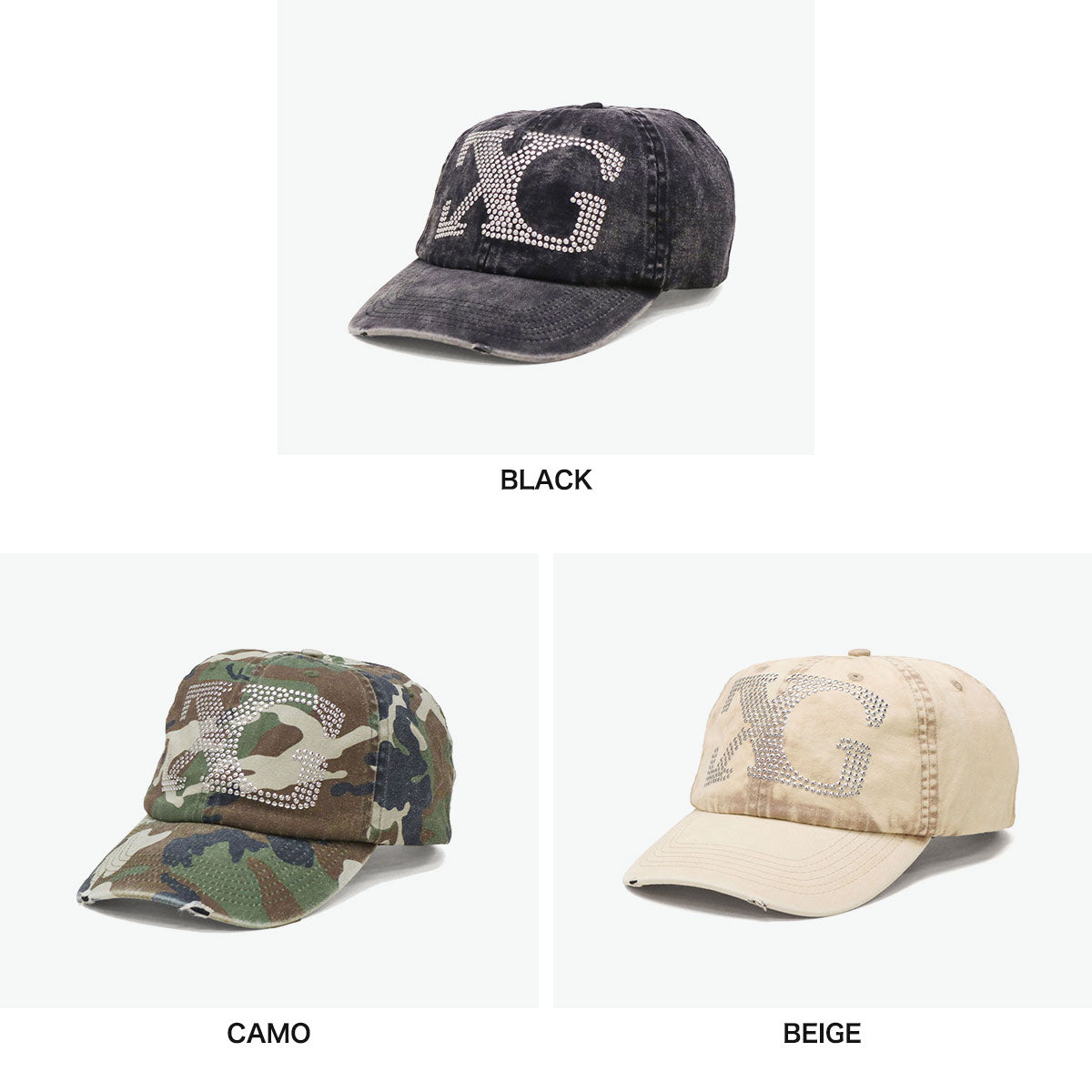 Xgirl 迷彩キャップ X-girl エックスガール BOX LOGO CAP（CAMO） | daze & easy