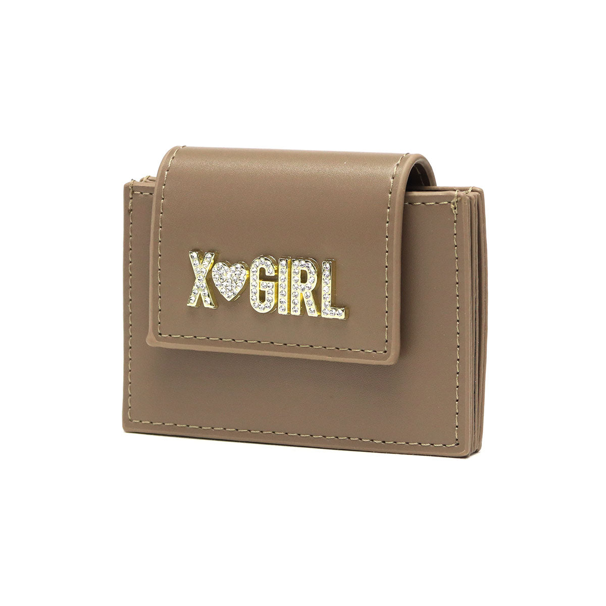 エックスガール カードケース 薄型 じゃばら レディース スリム X-girl
