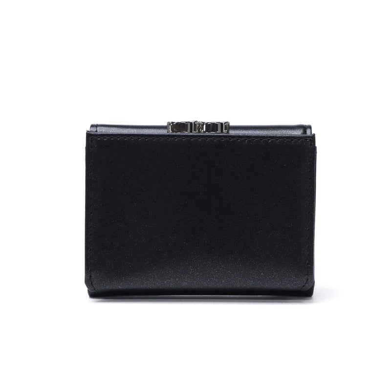 Dompet dompet tri-lipat x-gadis untuk wanita sekolah menengah gadis x-girl kompak tri-lipat jenama hitam logo plat mini dompet 105252054008