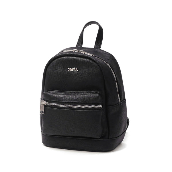 エックスガール リュック レディース X-girl 小さめ 軽量 軽い おしゃれ かわいい ミニ フェイクレザー ブランド リュックサック コンパクト カジュアル A5 FAUX LEATHER MINI DAY PACK 105215053006