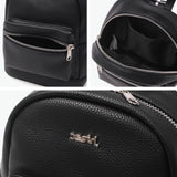 エックスガール リュック レディース X-girl 小さめ 軽量 軽い おしゃれ かわいい ミニ フェイクレザー ブランド リュックサック コンパクト カジュアル A5 FAUX LEATHER MINI DAY PACK 105215053006