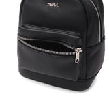 エックスガール リュック レディース X-girl 小さめ 軽量 軽い おしゃれ かわいい ミニ フェイクレザー ブランド リュックサック コンパクト カジュアル A5 FAUX LEATHER MINI DAY PACK 105215053006