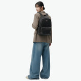 エックスガール リュック レディース 通勤 通学 X-girl 軽量 軽い 小さめ おしゃれ かわいい PC収納 フェイクレザー ブランド リュックサック カジュアル A4 8L FAUX LEATHER BACKPACK 105215053007