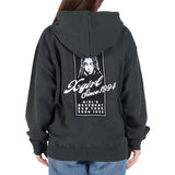 エックスガール パーカー レディース ジップ薄手 X-girl 秋 冬 大きめ おしゃれ ブランド ジップアップ スウェットパーカ 綿 フーディー ストリート トップス FACE BOX PATCH ZIP UP SWEAT HOODIE 105253012005