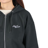 エックスガール パーカー レディース ジップ薄手 X-girl 秋 冬 大きめ おしゃれ ブランド ジップアップ スウェットパーカ 綿 フーディー ストリート トップス FACE BOX PATCH ZIP UP SWEAT HOODIE 105253012005