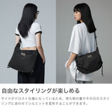 エックスガール ショルダーバッグ レディース かわいい ナイロン 斜めがけバッグ 大きめ おしゃれ X-girl ショルダー バッグ 斜めがけ 斜め掛け 軽い 軽量 ブランド 女の子 A4 SIDE DRAWSTRING BAG 105253053008