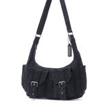 エックスガール ショルダーバッグ レディース かわいい 斜めがけバッグ おしゃれ 大きめ X-girl ショルダー バッグ 斜め掛けバッグ 軽い 軽量 ブランド 女の子 高校生 MULTI POCKET SHOULDER BAG 105253053009