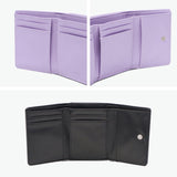 エックスガール 三つ折り財布 レディース かわいい 女子高生 ブランド X-girl 財布 折り財布 ウォレット コンパクト 黒 ブラック 三つ折り 小さめ SILVER GLITTER OVAL LOGO BUCKLE MINI WALLET 105253054008