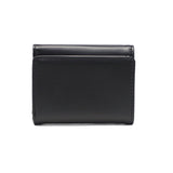 エックスガール 三つ折り財布 レディース かわいい 女子高生 ブランド X-girl 財布 折り財布 ウォレット コンパクト 黒 ブラック 三つ折り 小さめ SILVER GLITTER OVAL LOGO BUCKLE MINI WALLET 105253054008