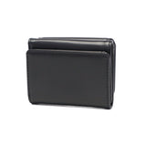 エックスガール 三つ折り財布 レディース かわいい 女子高生 ブランド X-girl 財布 折り財布 ウォレット コンパクト 黒 ブラック 三つ折り 小さめ SILVER GLITTER OVAL LOGO BUCKLE MINI WALLET 105253054008