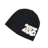 エックスガール ニット帽 レディース 帽子 X-girl ニット帽子 ビーニー ブランド 女子 かっこいい ストリート ロゴ フリーサイズ DISTRESSED LOGO PATCH BEANIE 105254051002